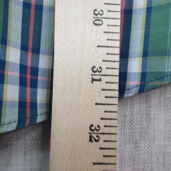 Orvis Shirt Mens XL Multi Plaid Classic Fit Short Sleeve Collared Button Down - Picture 6 of 8